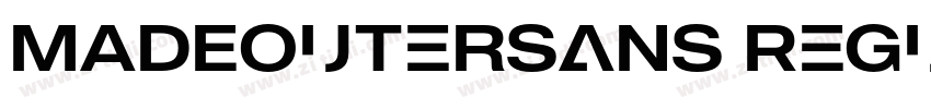MADEOuterSans Regula字体转换 MADEOuterSans Regula字体转换